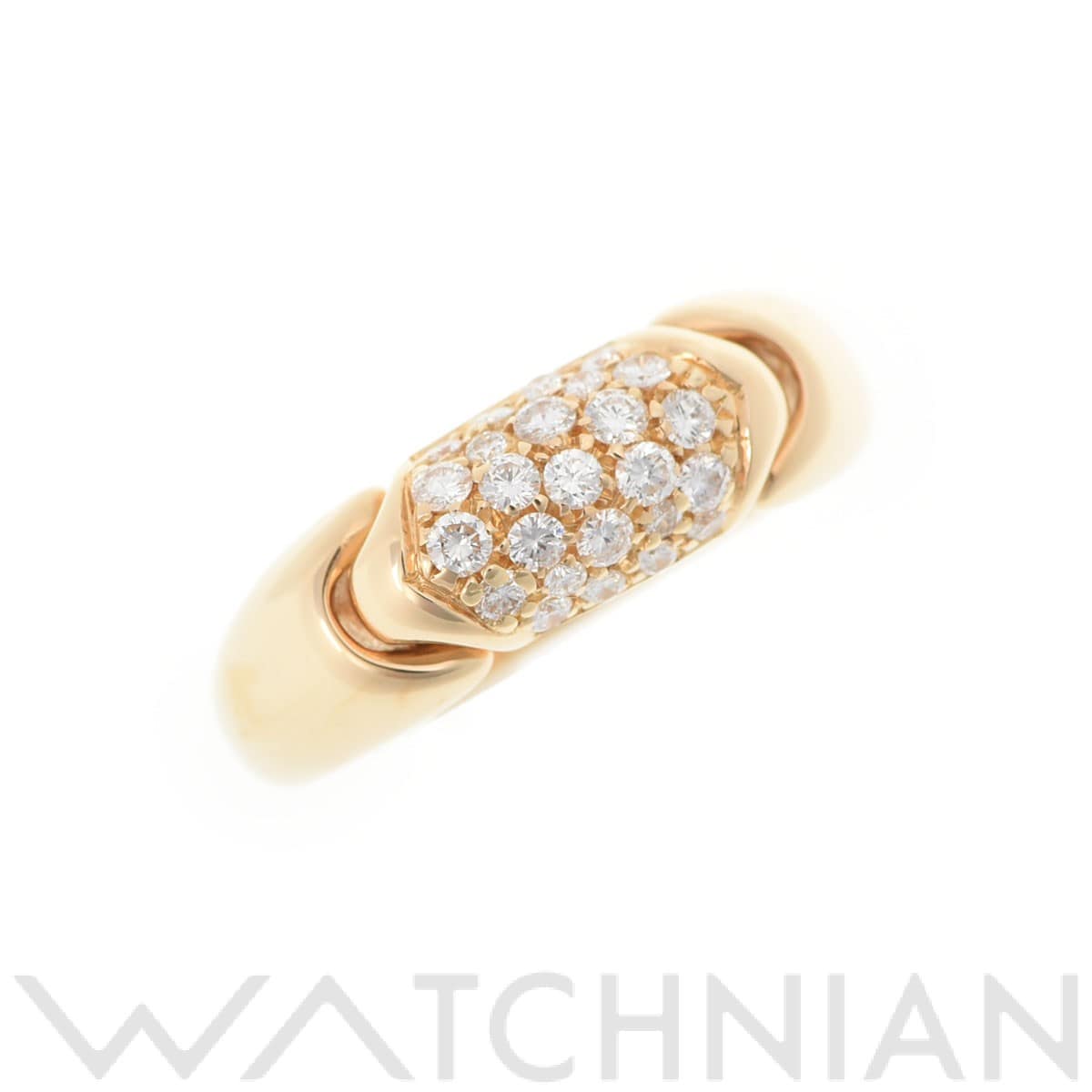 ブルガリ チェルタウラリング ダイヤ ゴールド K18イエローゴールド YG レディース ジュエリー 【中古】【jewelry】