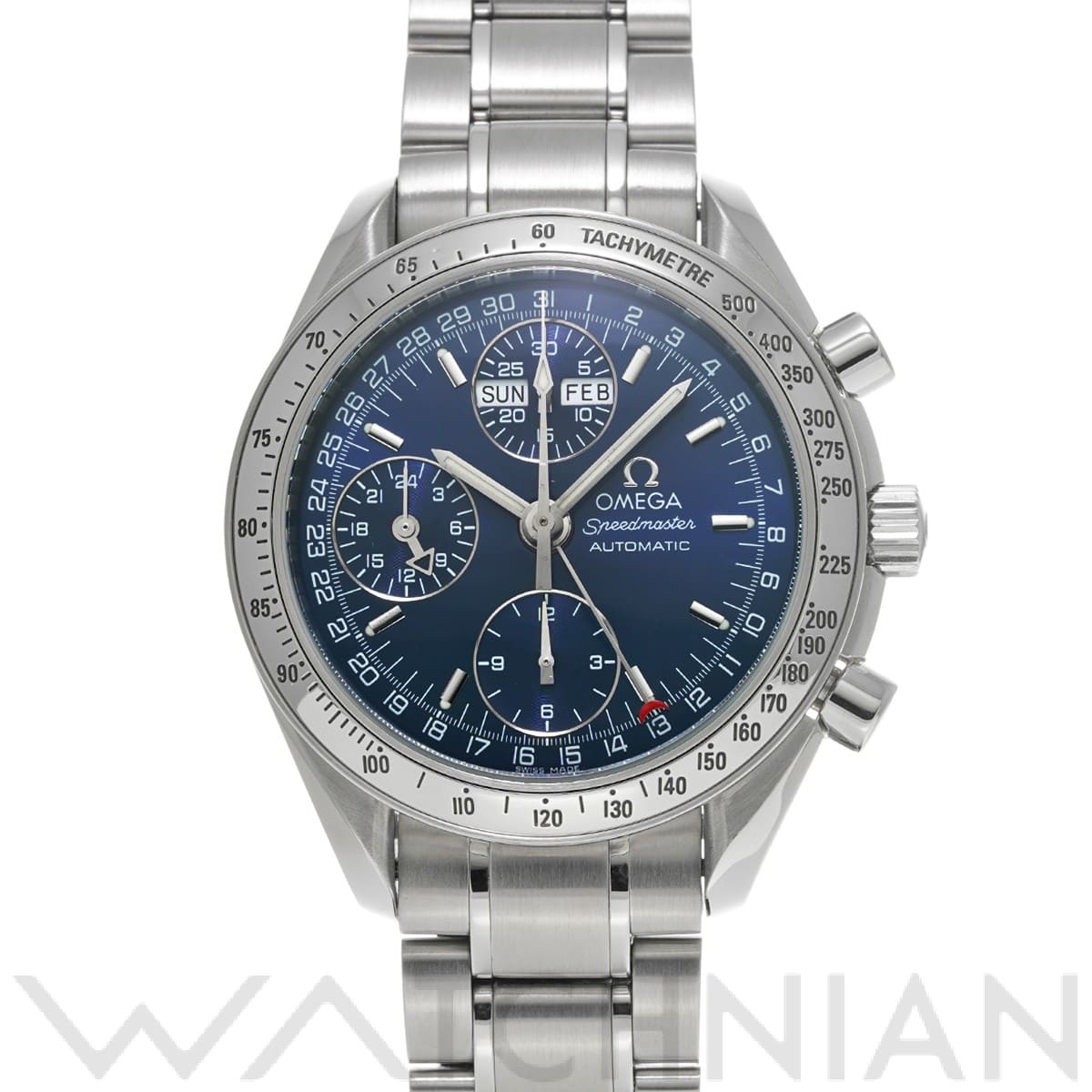 オメガ / OMEGA スピードマスター トリプルカレンダー 3523.80 ブルー メンズ 時計 【中古】【wristwatch】