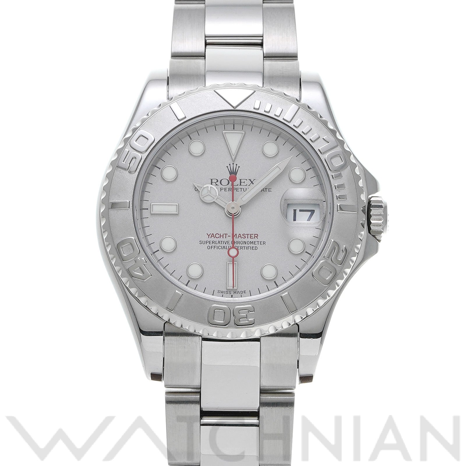 ヨットマスター ロレジウム 168622 Y番(2003年頃製造) グレー ロレックス ROLEX ユニセックス 【中古】