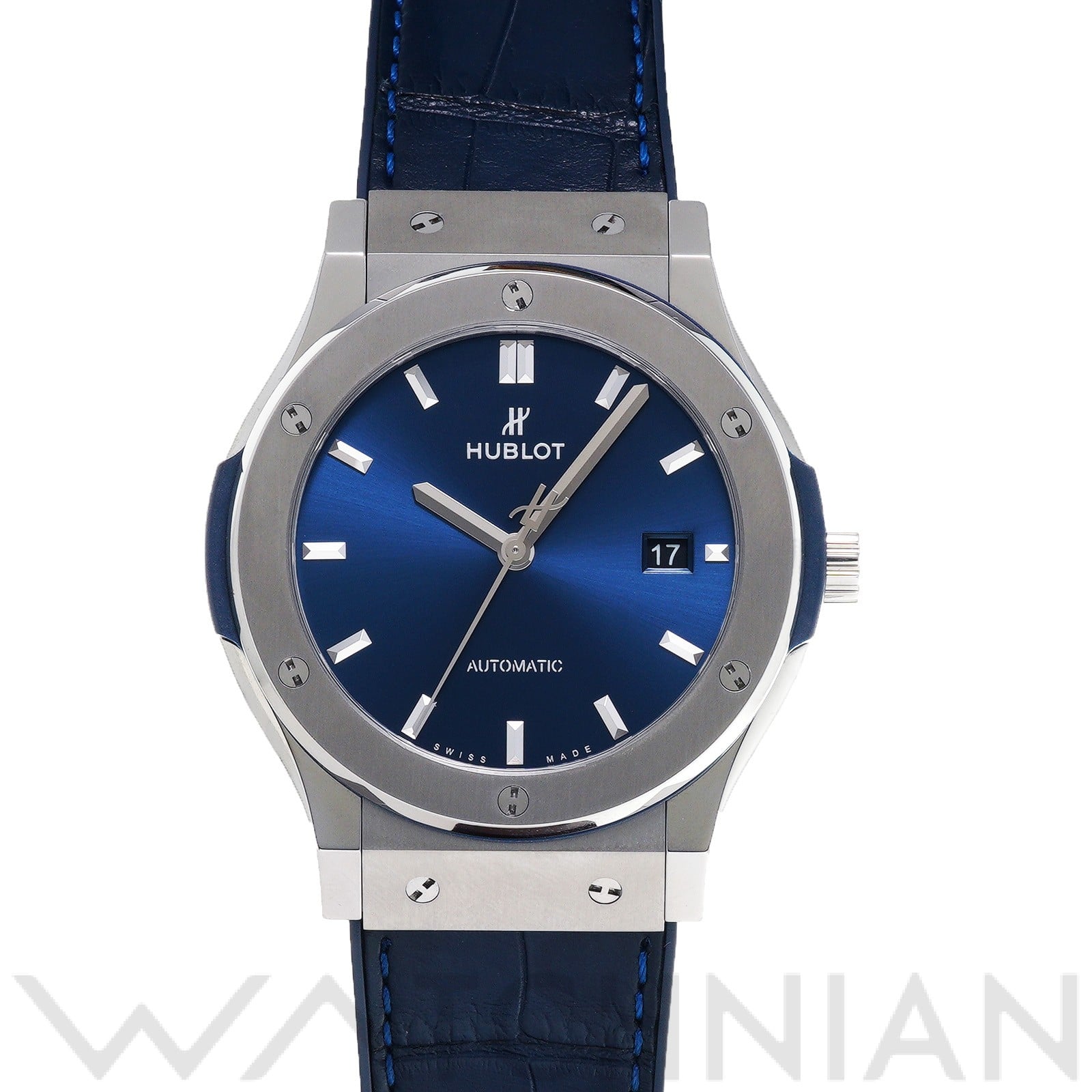 ウブロ / HUBLOT クラシックフュージョン チタニウム ブルー 542.NX.7170.LR ブルー メンズ 時計 【中古】【wristwatch】