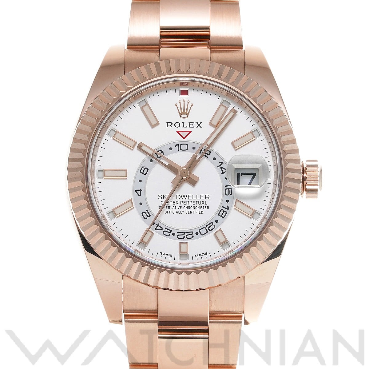 スカイドゥエラー 326935 ランダムシリアル ホワイト ロレックス ROLEX メンズ 【中古】