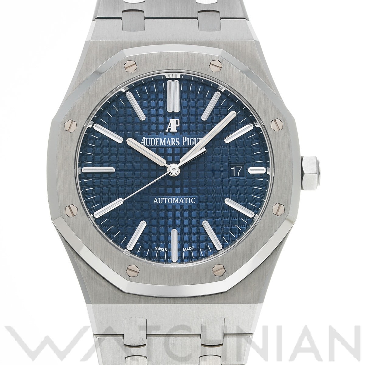 オーデマ ピゲ ロイヤルオーク 15400ST.OO.1220ST.03 ブルー メンズ 時計 【中古】【wristwatch】