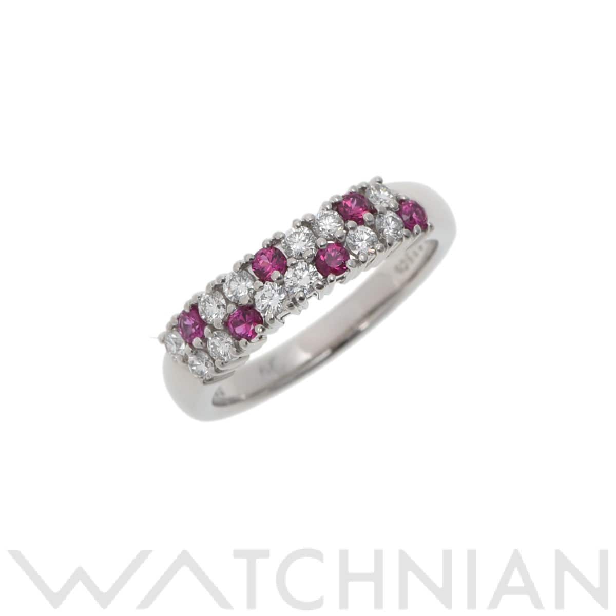 ミキモト ルビーリング シルバー Pt950プラチナ レディース ジュエリー 【中古】【jewelry】