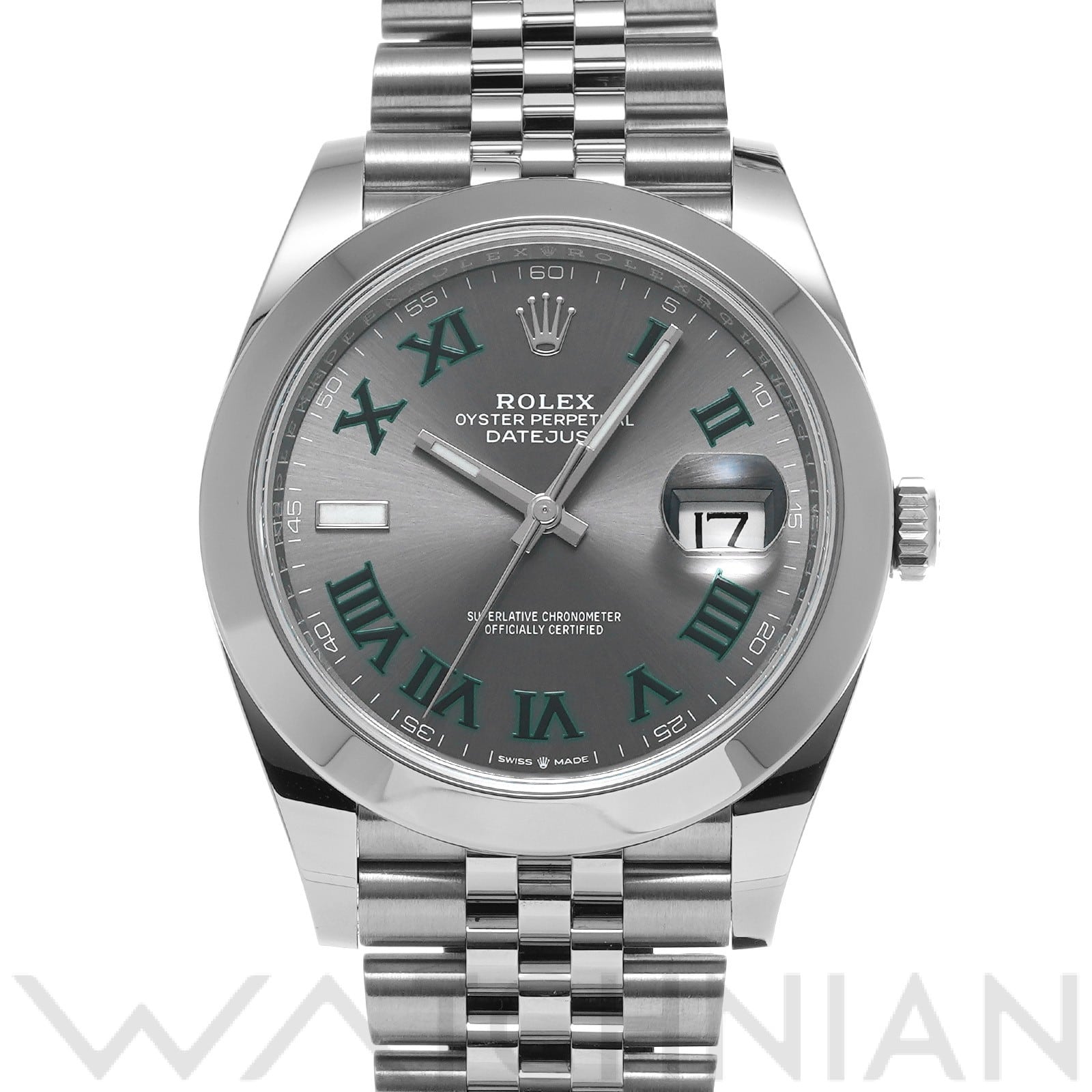 デイトジャスト 41 126300 ランダムシリアル スレート ロレックス ROLEX メンズ 【中古】
