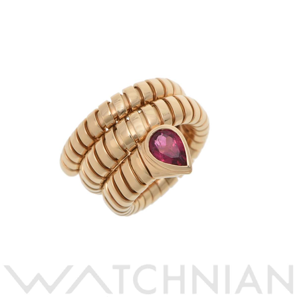 ブルガリ トゥボガス リング ゴールド K18イエローゴールド YG レディース ジュエリー 【中古】【jewelry】