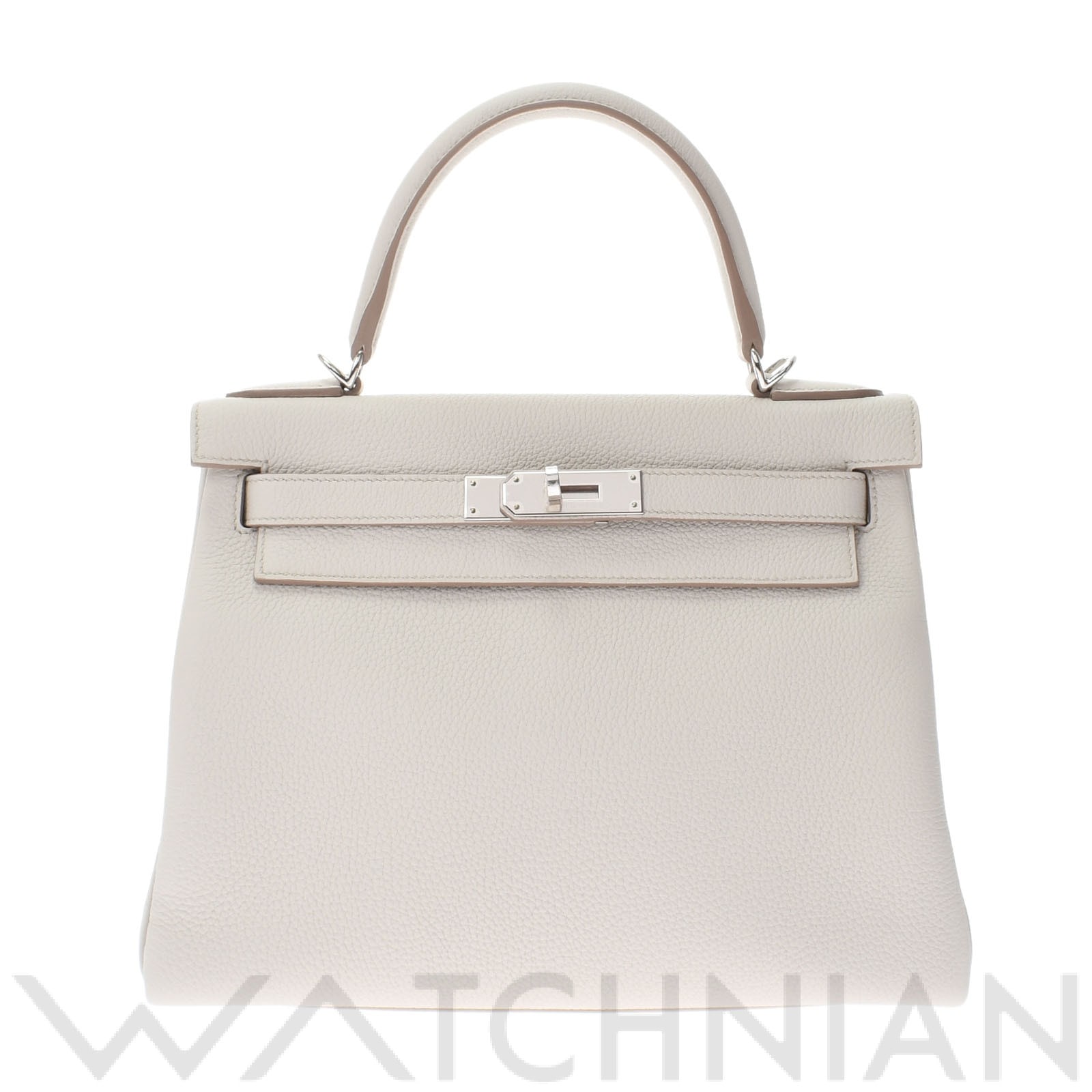 ケリー 28 内縫い 2WAY ベトン/パラジウム金具 トゴ HERMES エルメス レディース 【新品】