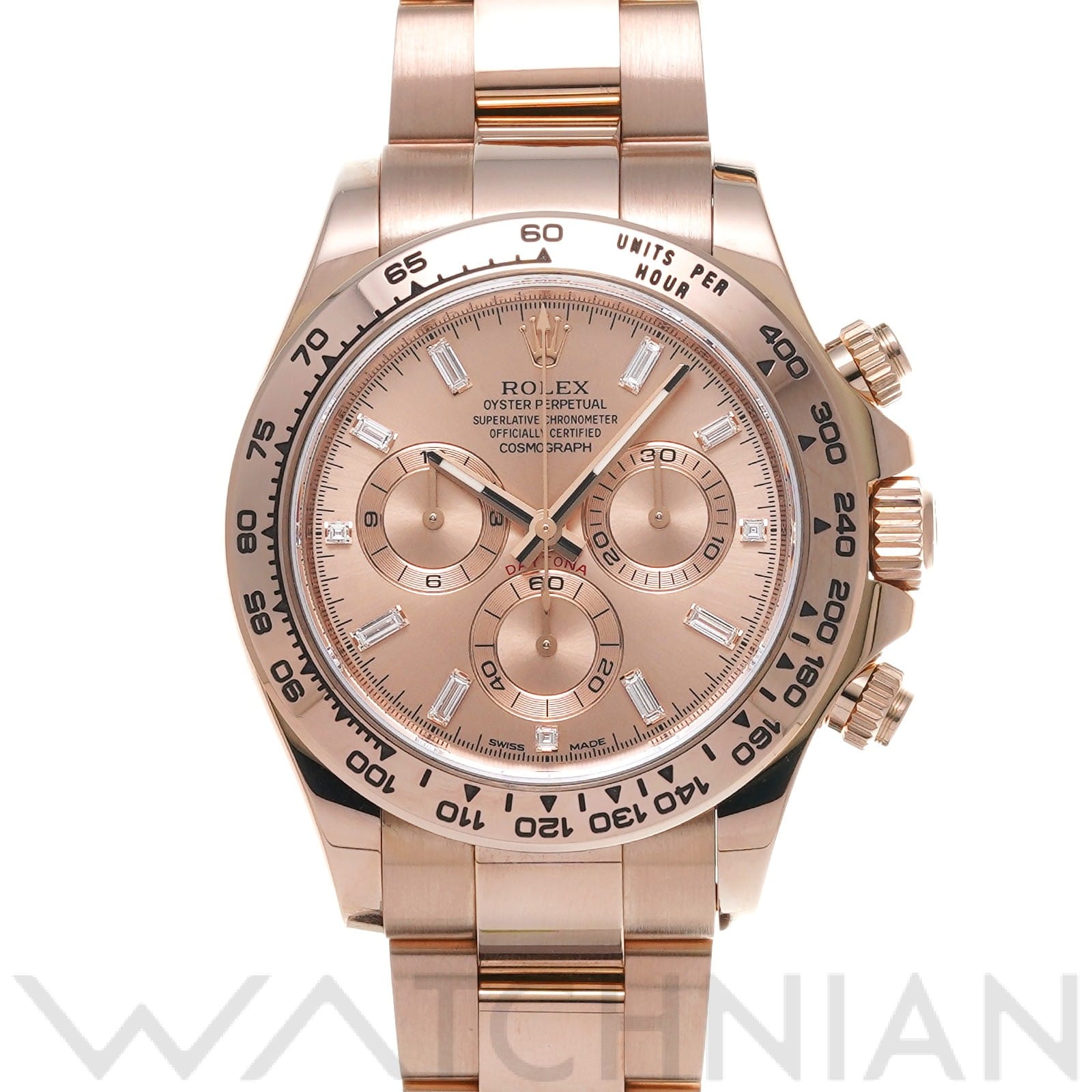 ロレックス コスモグラフ デイトナ 116505A ピンク/ダイヤモンド メンズ 時計 【中古】【wristwatch】