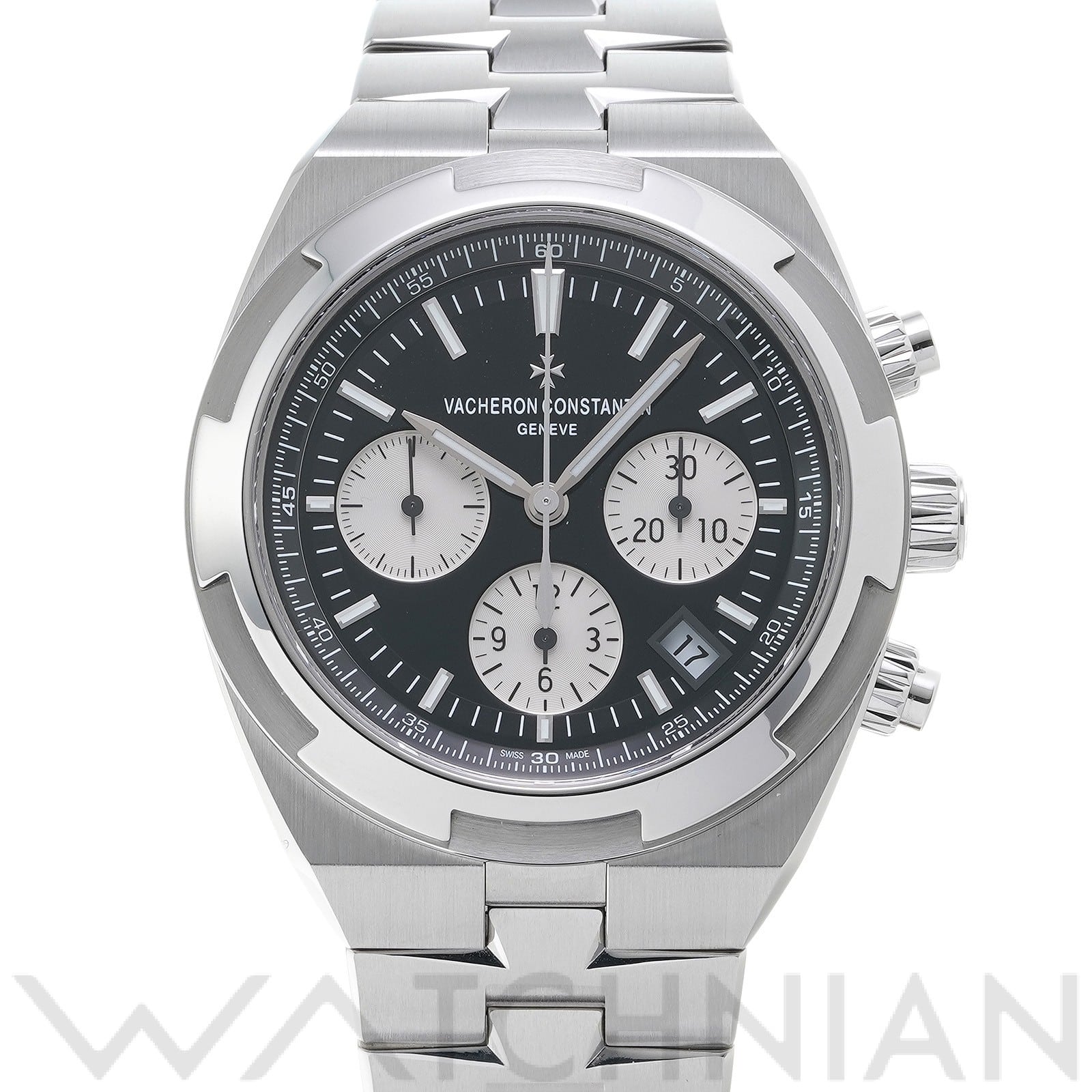 ヴァシュロン コンスタンタン / VACHERON CONSTANTIN オーバーシーズ クロノグラフ 5500V/110A-B481 ブラック/シルバ- メンズ 時計 【中古】【wristwatch】
