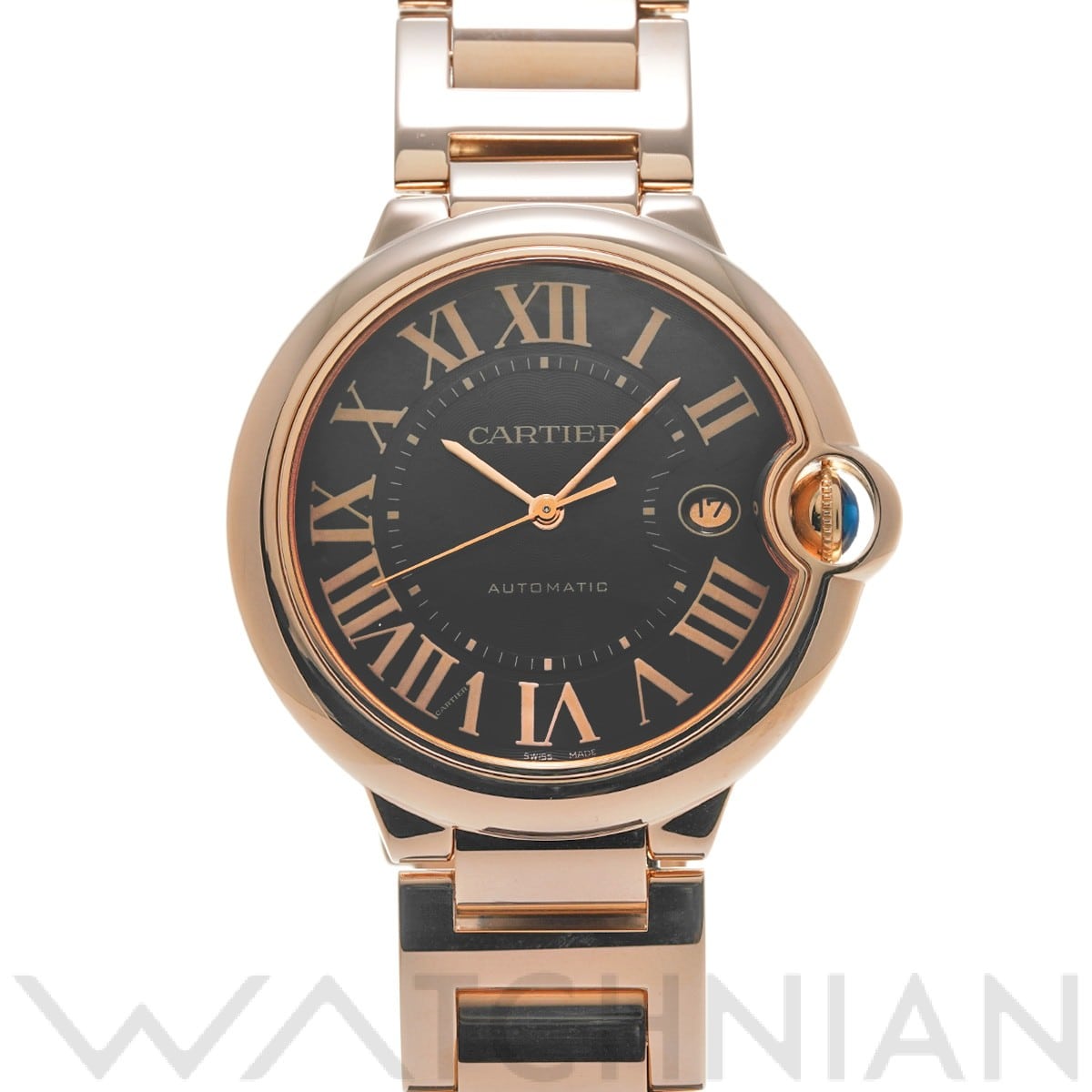 カルティエ / CARTIER バロンブルー ドゥ カルティエ 42mm W6920036 ブラウン メンズ 時計 【中古】【wristwatch】