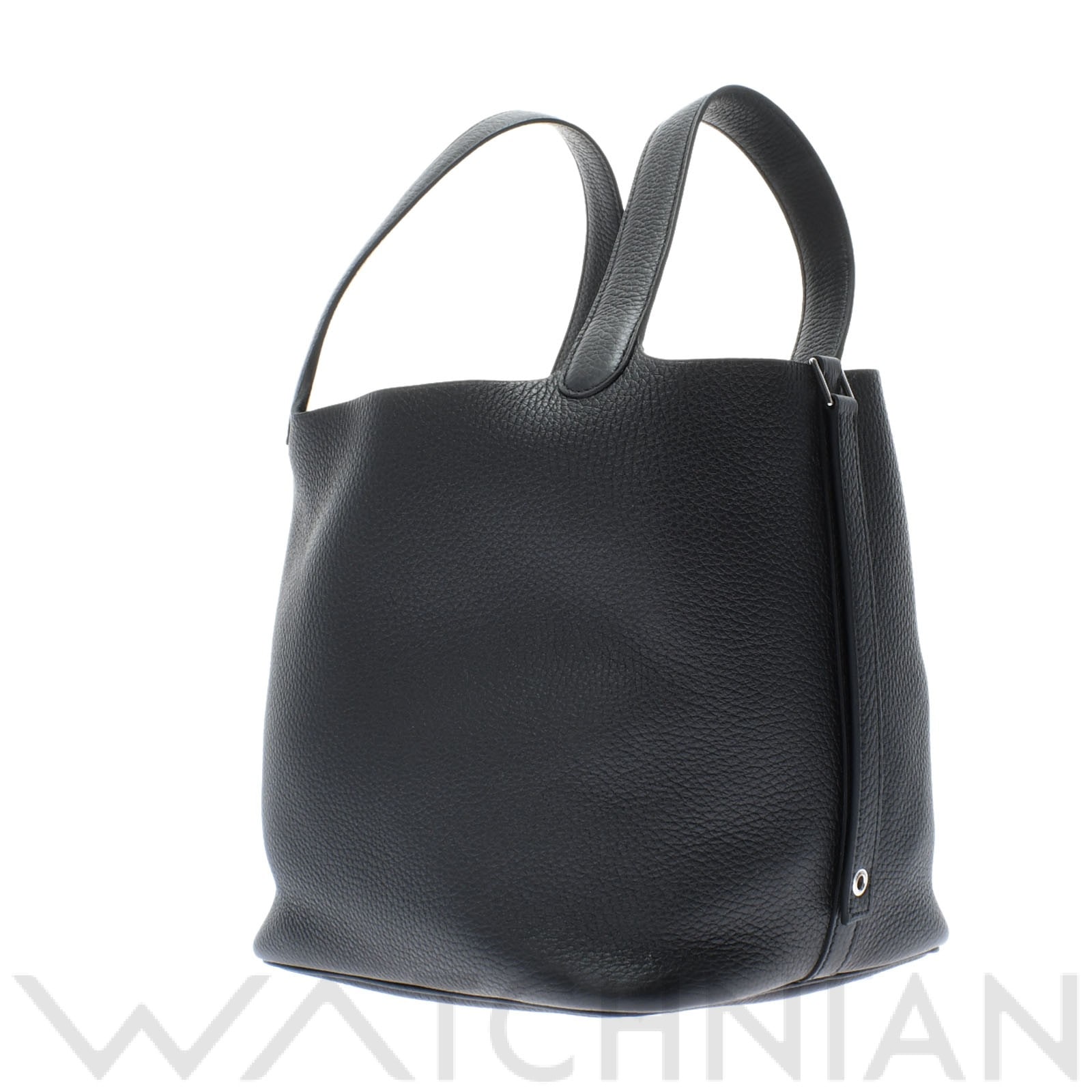 ピコタン ロック MM ブラック/パラジウム金具 トリヨンクレマンス HERMES エルメス レディース 【新品】