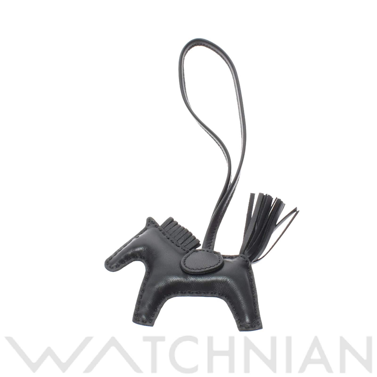 ロデオ PM バッグチャーム ソーブラック アニョーミロ HERMES エルメス ユニセックス 【新品】