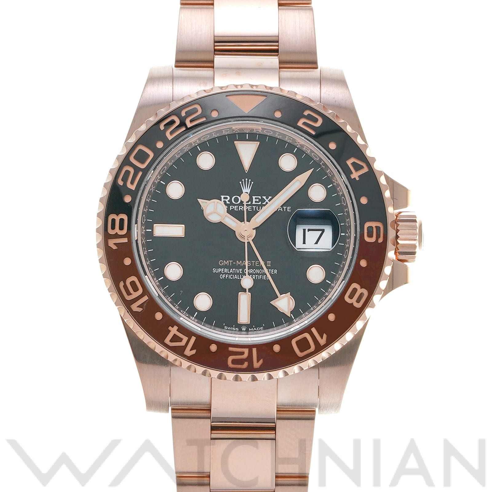 GMTマスターII 126715CHNR ランダムシリアル ブラック ロレックス ROLEX メンズ 【中古】