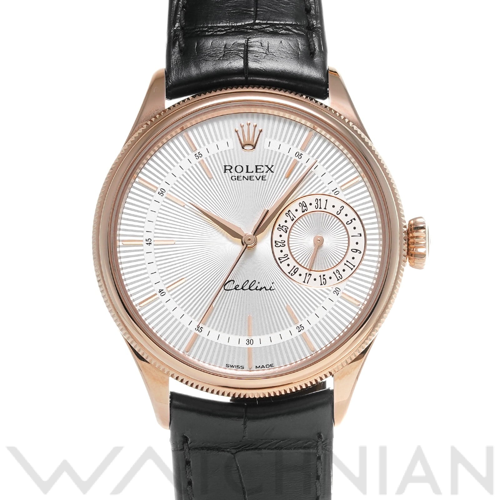 チェリーニ デイト 50515 ランダムシリアル シルバー ロレックス ROLEX メンズ 【中古】