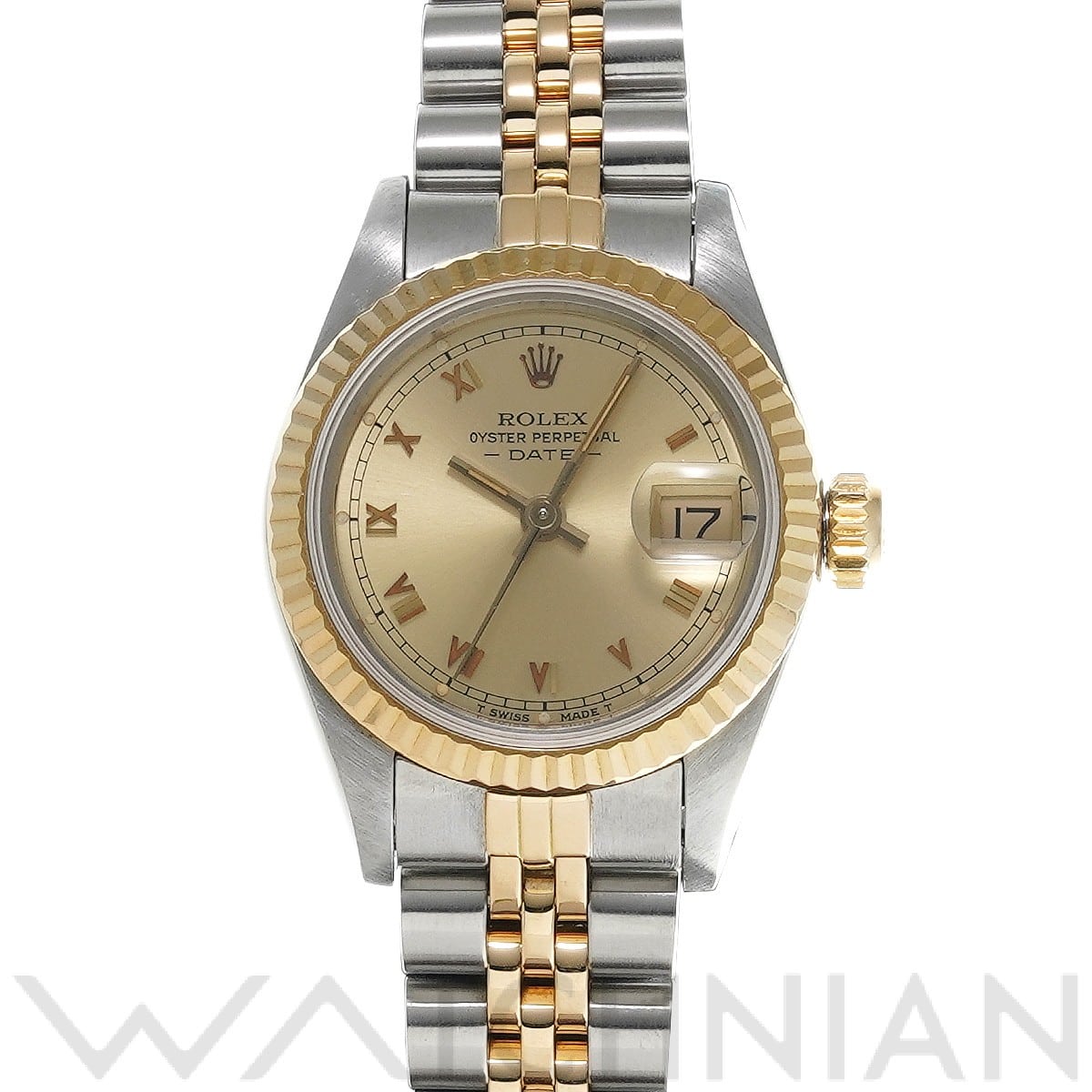 ロレックス デイトジャスト 26 69173 シャンパン レディース 時計 【中古】【wristwatch】