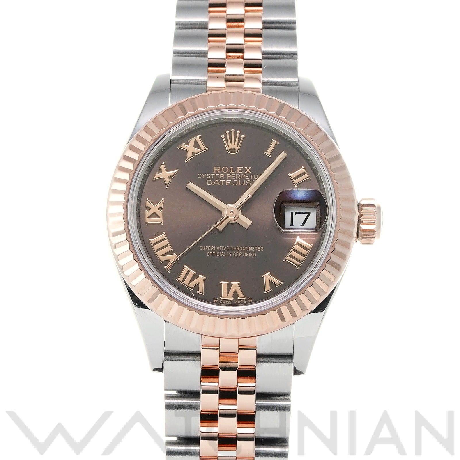 ロレックス レディ デイトジャスト 28 279171 チョコレート レディース 時計 【中古】【wristwatch】