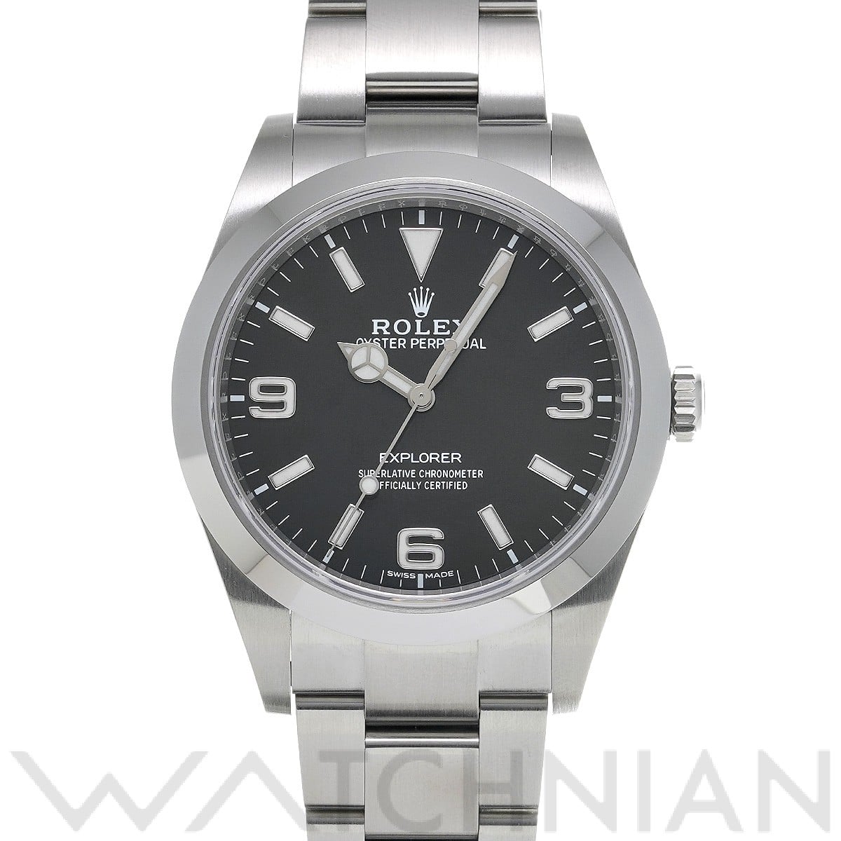 ロレックス エクスプローラー 214270 ブラック メンズ 時計 【中古】【wristwatch】