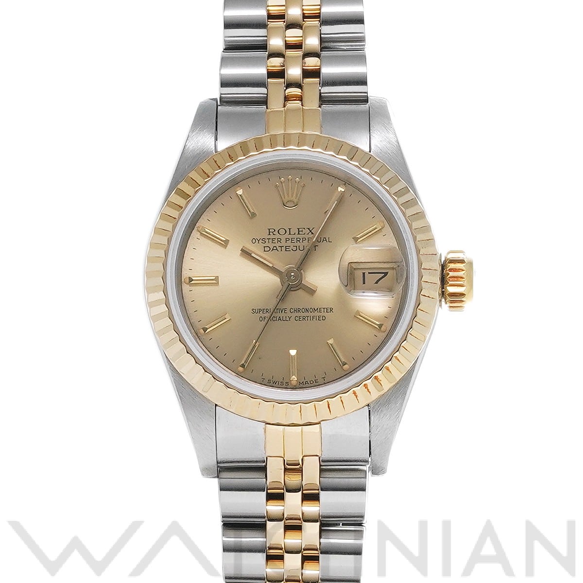 ロレックス デイトジャスト 26 69173 シャンパン レディース 時計 【中古】【wristwatch】