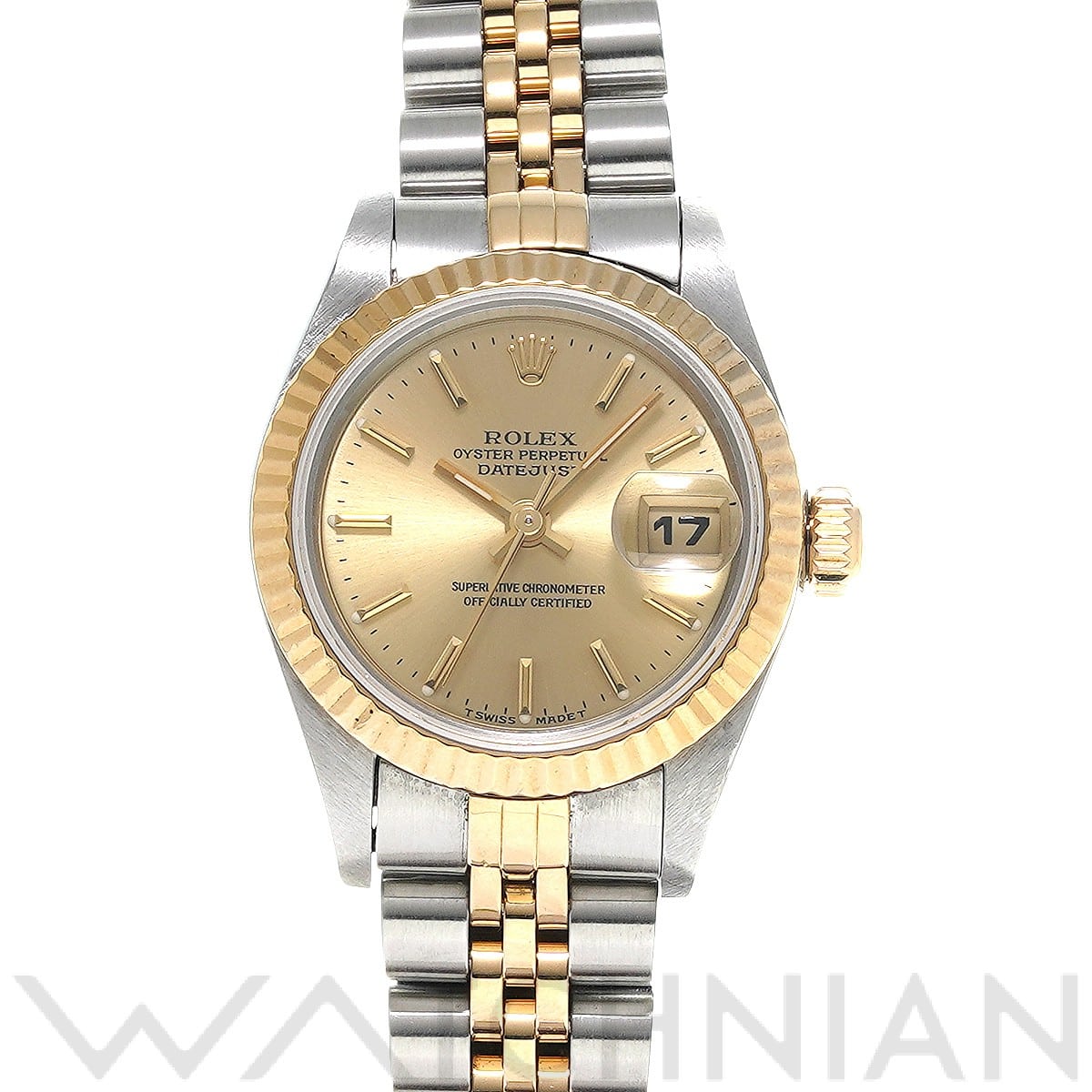 ロレックス デイトジャスト 26 69173 シャンパン レディース 時計 【中古】【wristwatch】