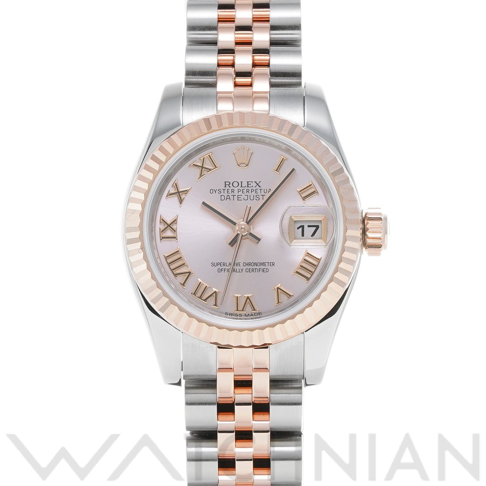 ロレックス レディ デイトジャスト 26 179171 ピンク レディース 時計 【中古】【wristwatch】