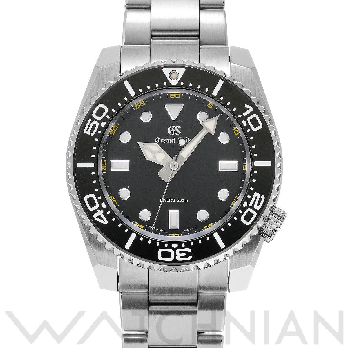 グランドセイコー / Grand Seiko スポーツコレクション クォーツ タフGS SBGX335 ブラック メンズ 時計 【中古】【wristwatch】