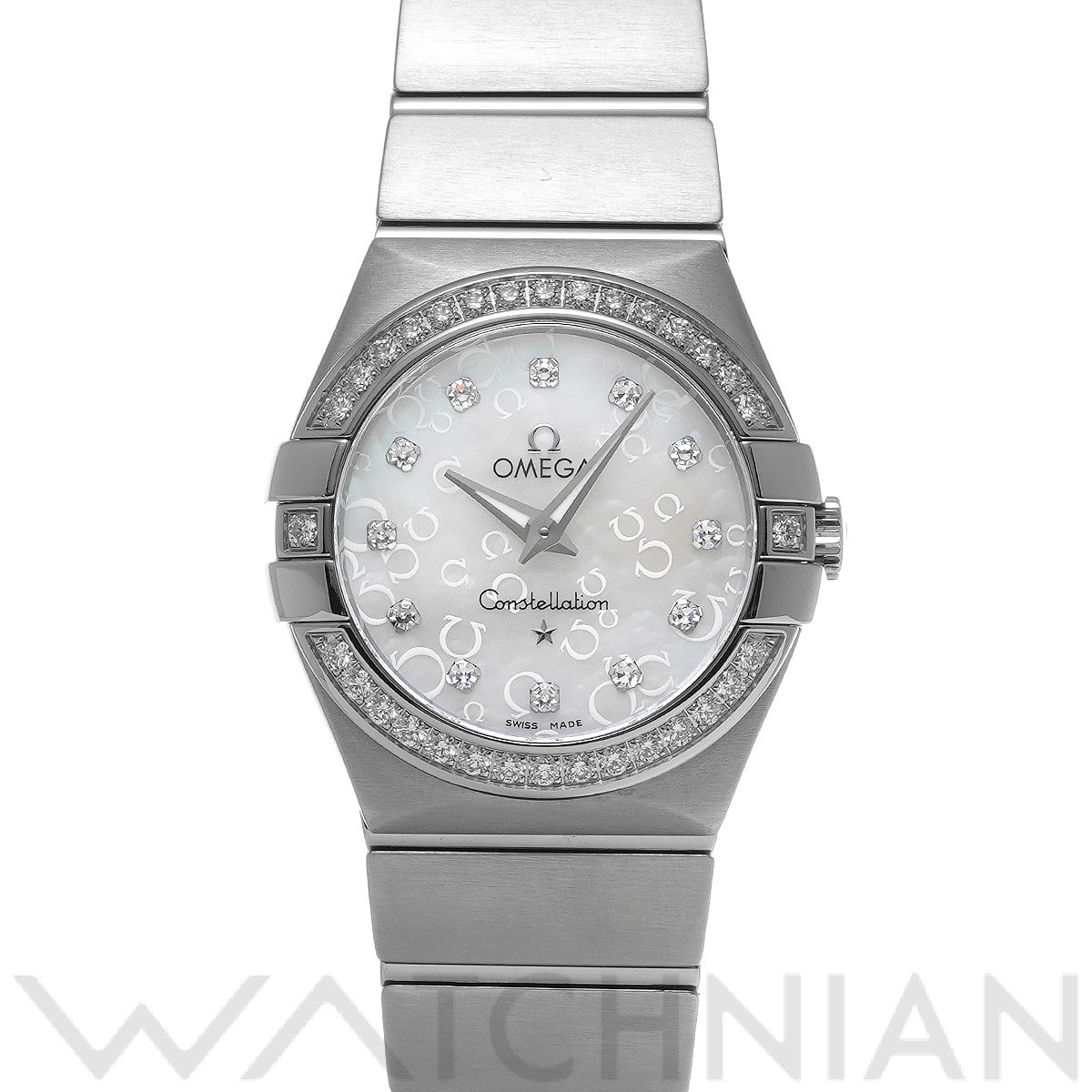 オメガ / OMEGA コンステレーション クォーツ 123.15.27.60.55.005 ホワイトシェル/ダイヤモンド レディース 時計 【中古】【wristwatch】