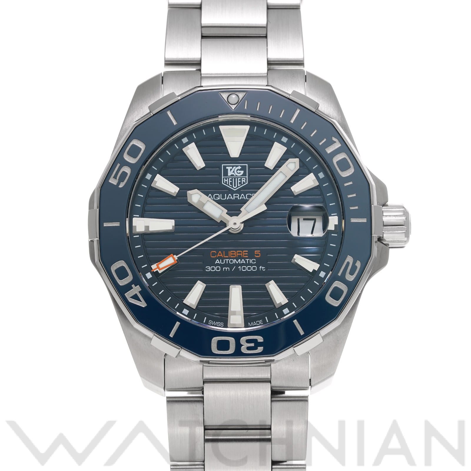 タグ ホイヤー / TAG HEUER アクアレーサー キャリバー5 WAY211C.BA0928 ブルー メンズ 時計 【中古】【wristwatch】