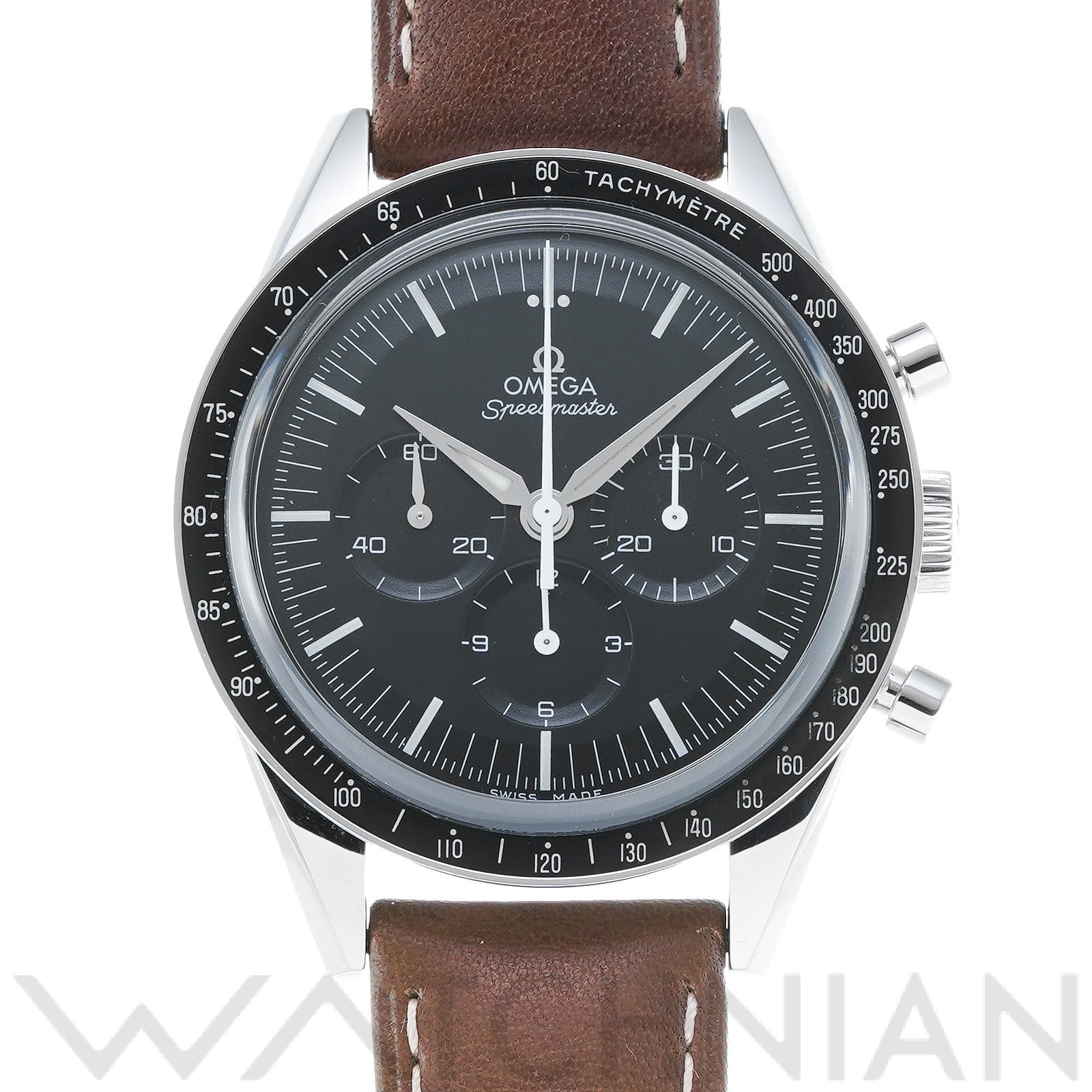 スピードマスター ファーストオメガインスペース 311.32.40.30.01.001 ブラック オメガ OMEGA メンズ 【中古】