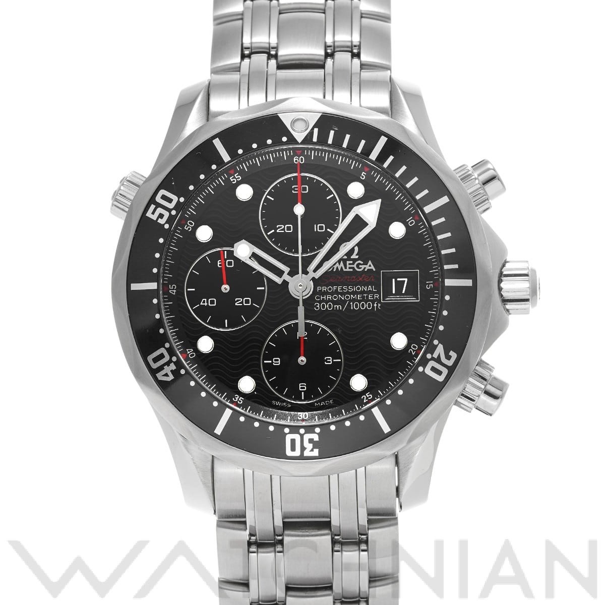 オメガ / OMEGA シーマスター ダイバー300 クロノグラフ 213.30.42.40.01.001 ブラック メンズ 時計 【中古】【wristwatch】