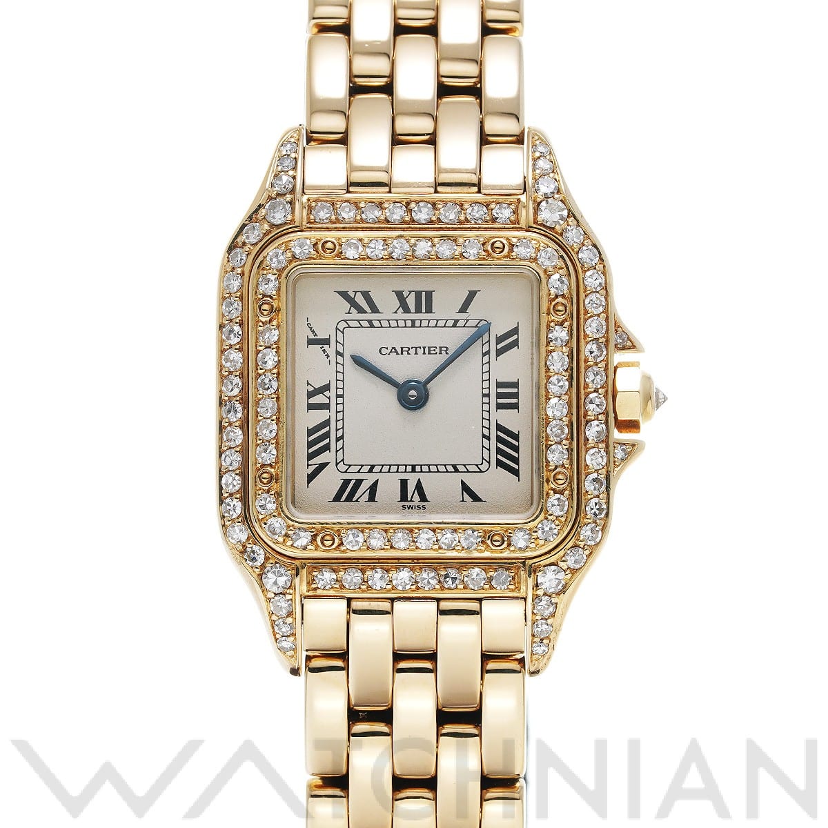 カルティエ パンテール ドゥ カルティエ SM シルバー レディース 時計 【中古】【wristwatch】