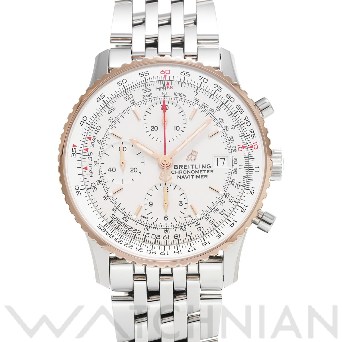 ブライトリング / BREITLING ナビタイマー クロノグラフ 41 U13324211G1A1 クリーム メンズ 時計 【中古】【wristwatch】