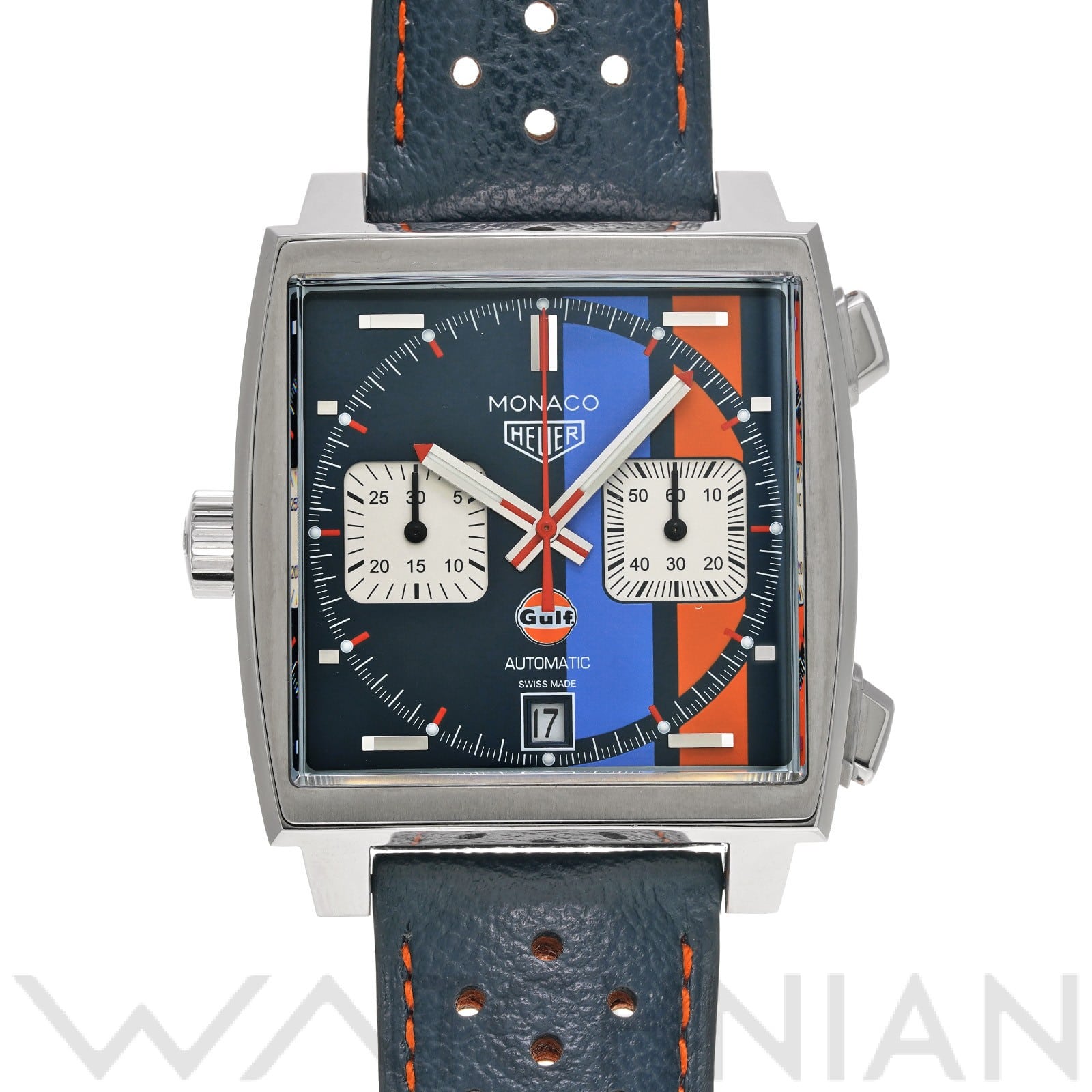 モナコ キャリバー11 クロノグラフ ガルフ CAW211R.FC6401 ブルー/シルバー タグホイヤー TAG HEUER メンズ 【中古】
