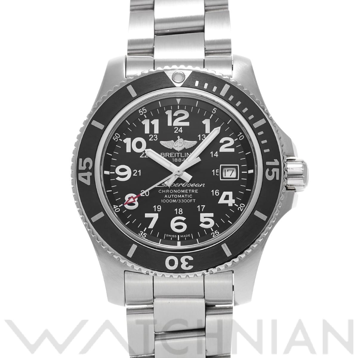 ブライトリング / BREITLING スーパーオーシャンII 44 A17392D7/BD68 ブラック メンズ 時計 【中古】【wristwatch】