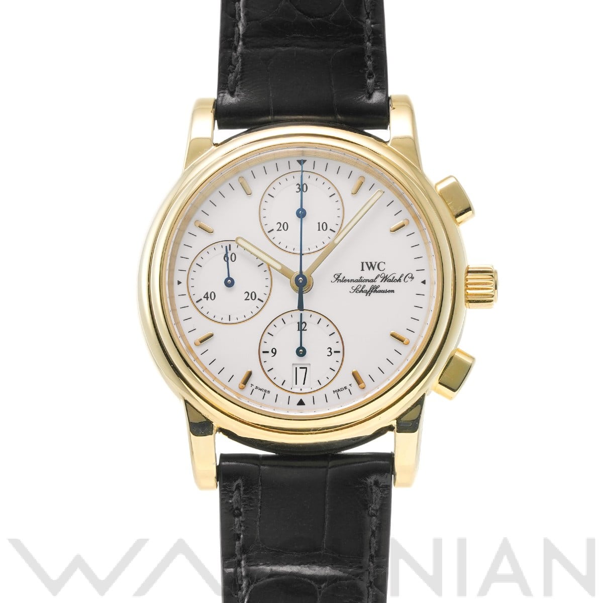 IWC ポートフィノ クロノグラフ IW3703 ホワイト メンズ 時計 【中古】【wristwatch】