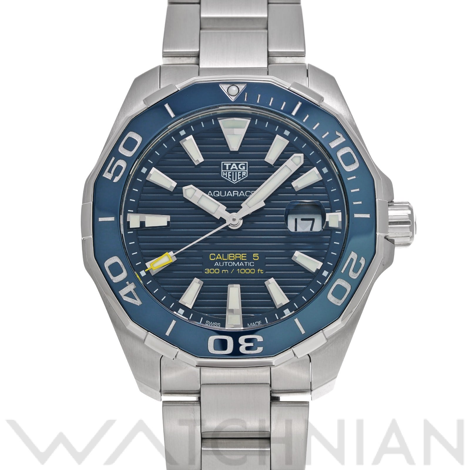 タグ ホイヤー / TAG HEUER アクアレーサー キャリバー5 WAY201B.BA0927 ブルー メンズ 時計 【中古】【wristwatch】