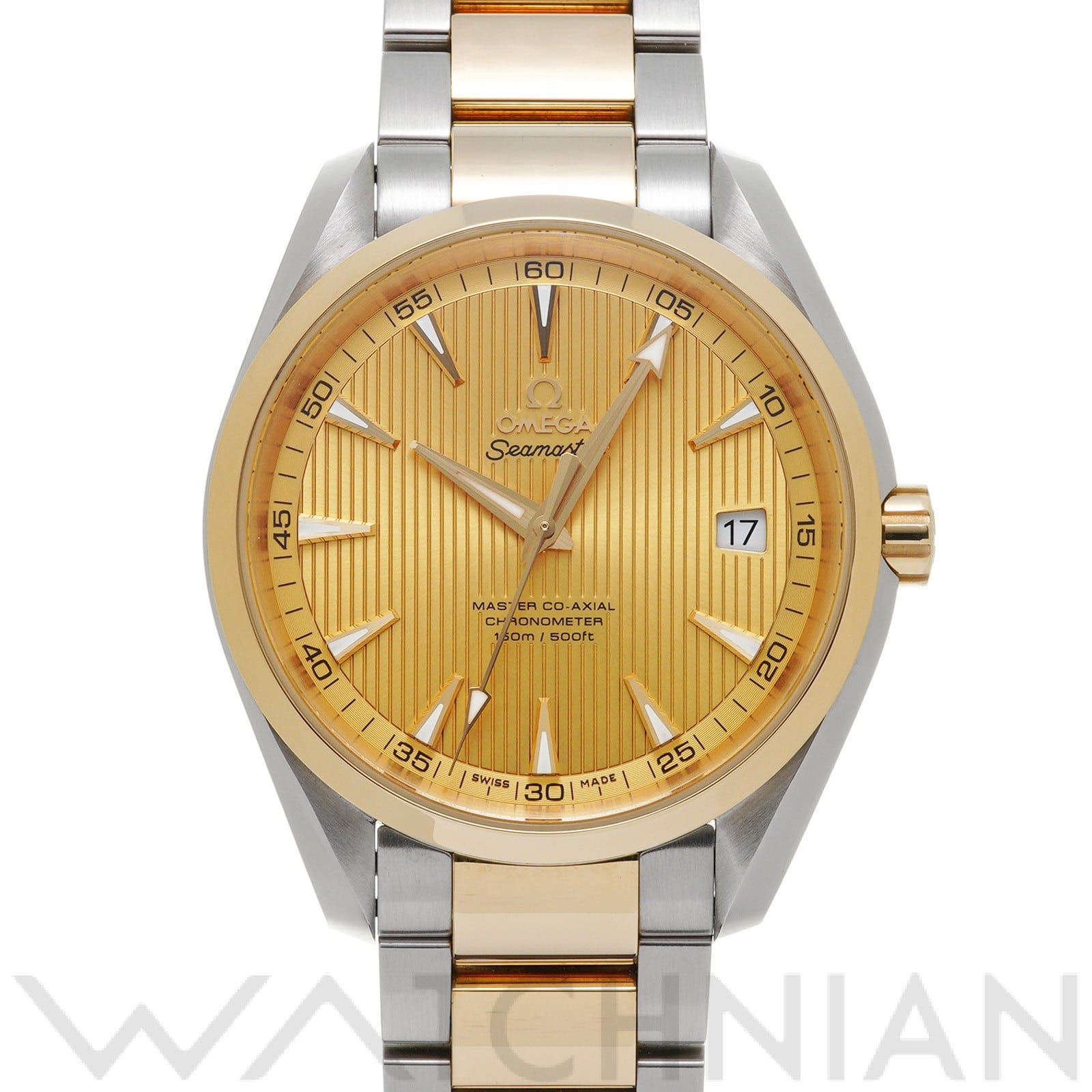 オメガ / OMEGA シーマスター アクアテラ マスターコーアクシャル 231.20.42.21.08.001 シャンパン メンズ 時計 【中古】【wristwatch】