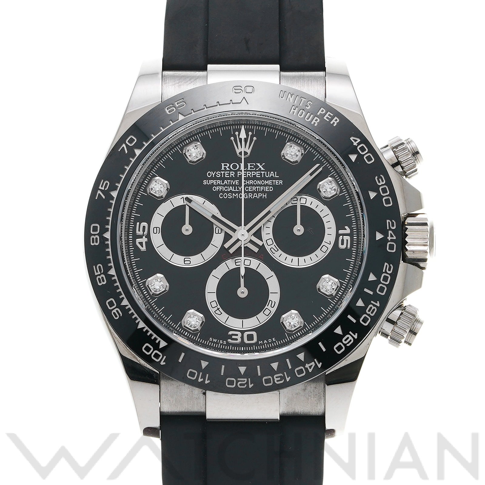 ロレックス コスモグラフ デイトナ 116519LNG ブラック/ダイヤモンド メンズ 時計 【中古】【wristwatch】
