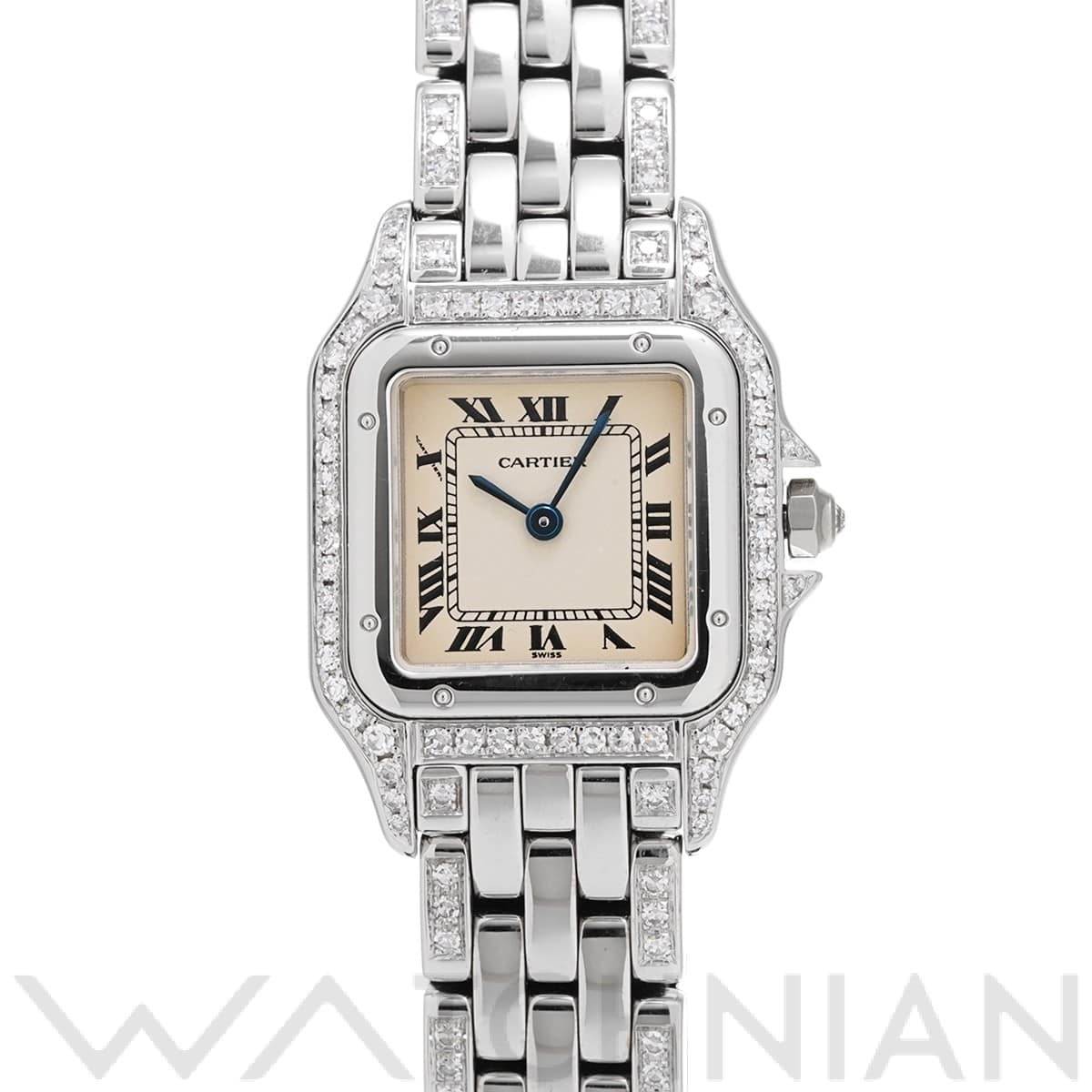 カルティエ パンテール ドゥ カルティエ SM アイボリー レディース 時計 【中古】【wristwatch】