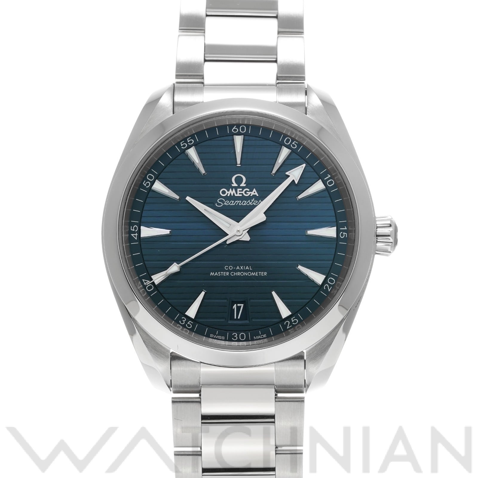 オメガ / OMEGA シーマスター アクアテラ コーアクシャル マスタークロノメーター 220.10.41.21.03.004 ブルー メンズ 時計 【中古】【wristwatch】