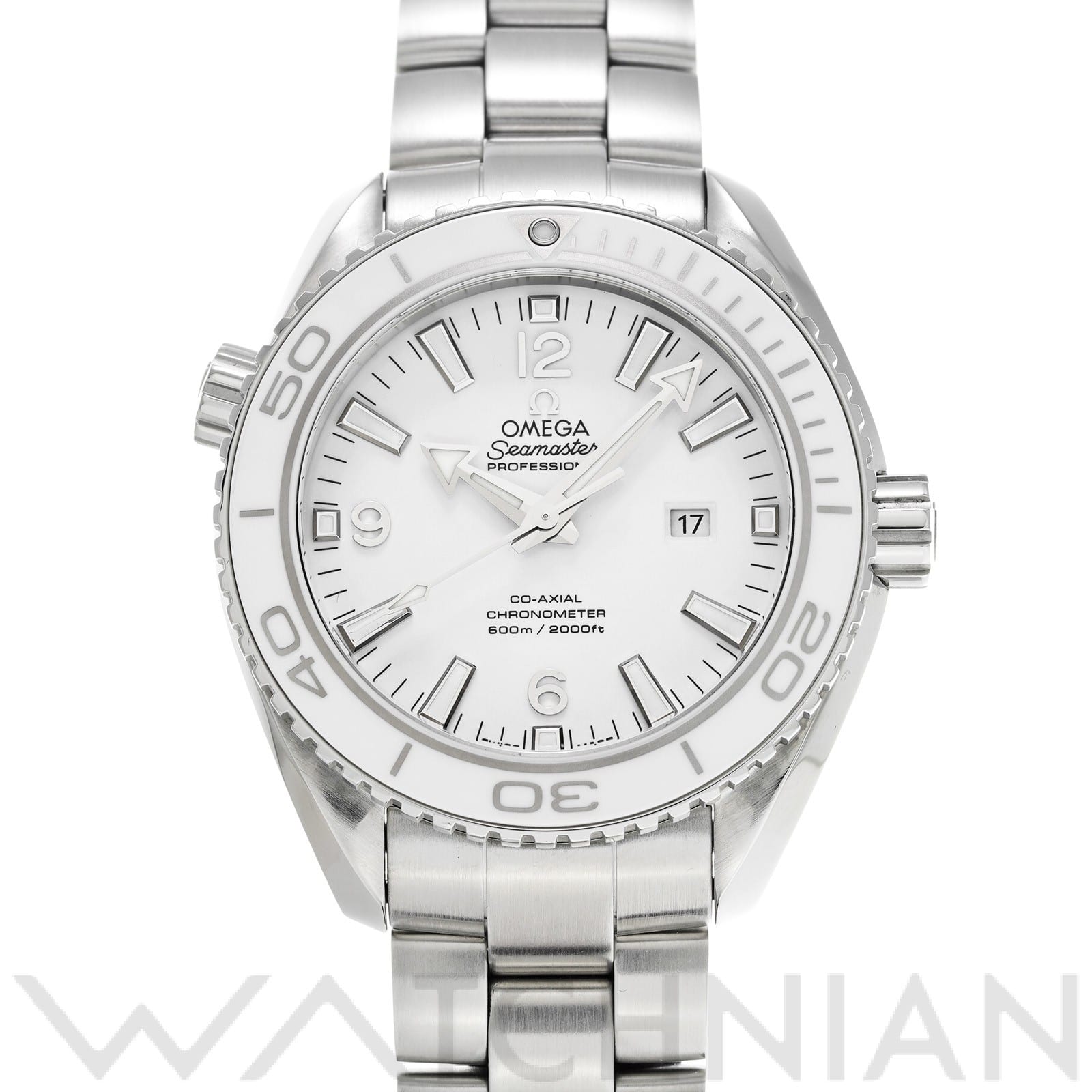 オメガ / OMEGA シーマスター プラネットオーシャン 600 コーアクシャル 232.30.38.20.04.001 ホワイト ユニセックス 時計 【中古】【wristwatch】