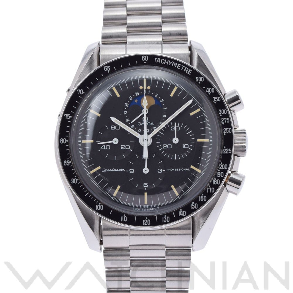 オメガ スピードマスター プロフェッショナル ムーンフェイズ 345.0809 ブラック メンズ 時計 【中古】【wristwatch】