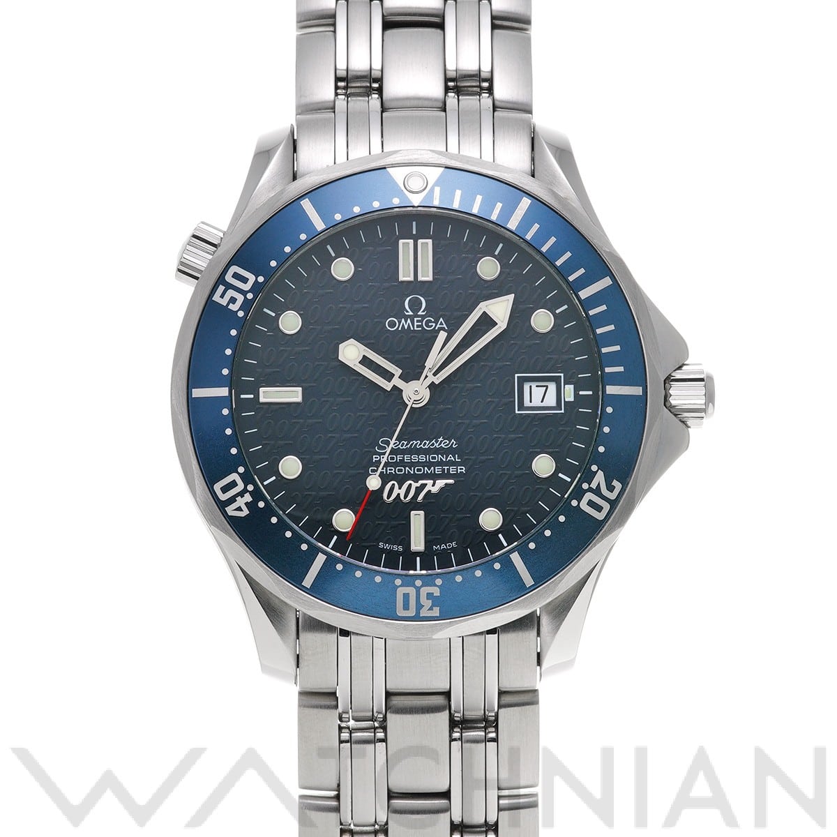 オメガ / OMEGA シーマスター プロフェッショナル 300 ジェームスボンド 007 40th 2537.80 ブルー メンズ 時計 【中古】【wristwatch】