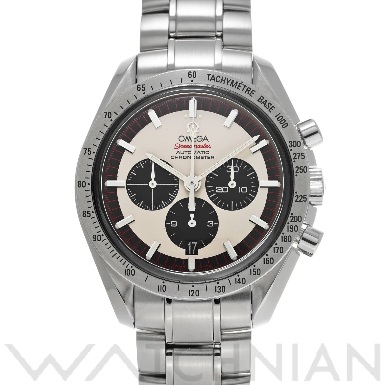 オメガ / OMEGA スピードマスター レジェンド ミハエル・シューマッハ 2004 3559.32 ホワイト/ブラック メンズ 時計 【中古】【wristwatch】