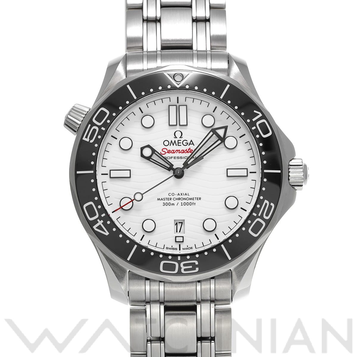 オメガ / OMEGA シーマスター ダイバー300 コーアクシャル マスタークロノメーター 210.30.42.20.04.001 ホワイト メンズ 時計 【中古】【wristwatch】