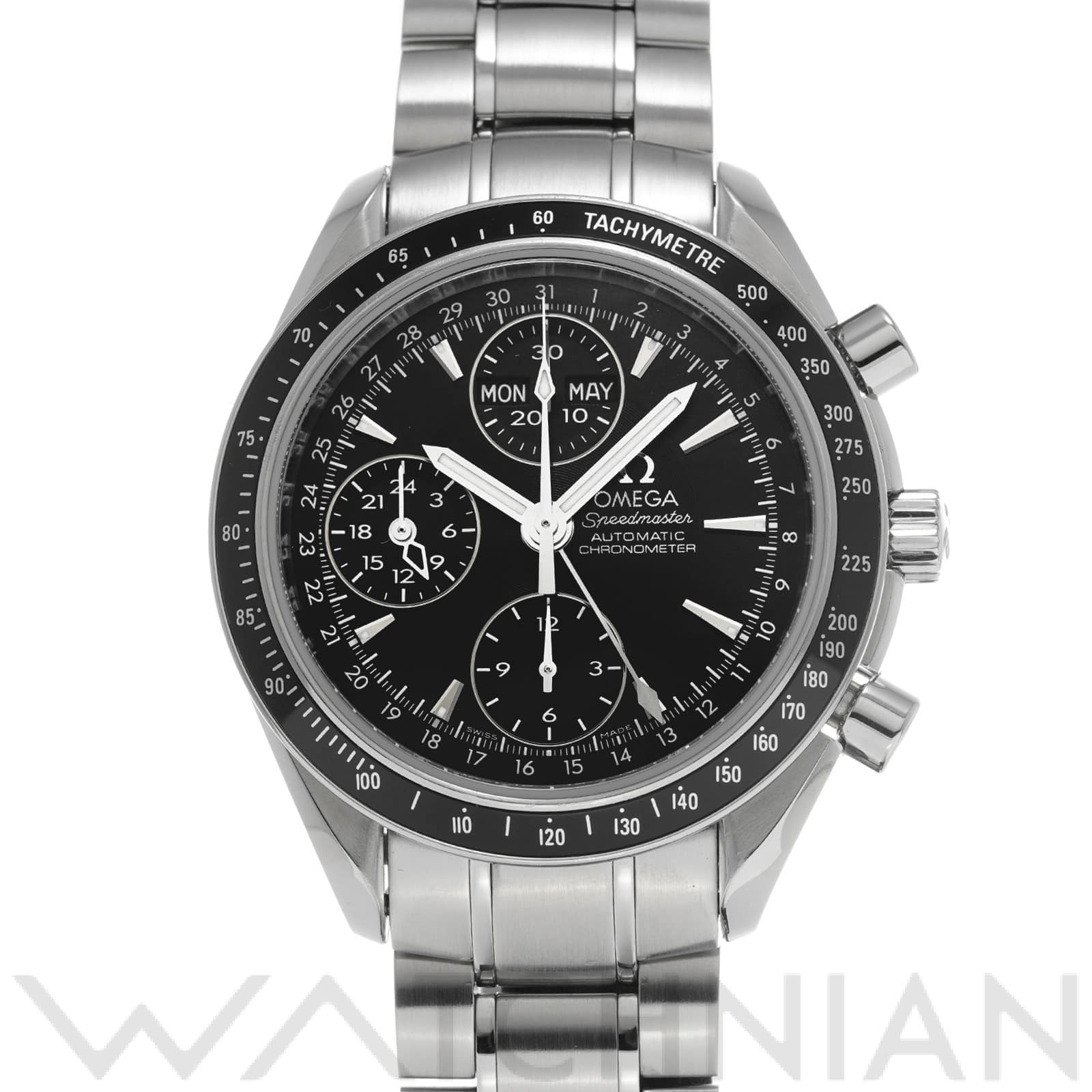 オメガ / OMEGA スピードマスター トリプルカレンダー 3220.50 ブラック メンズ 時計 【中古】【wristwatch】