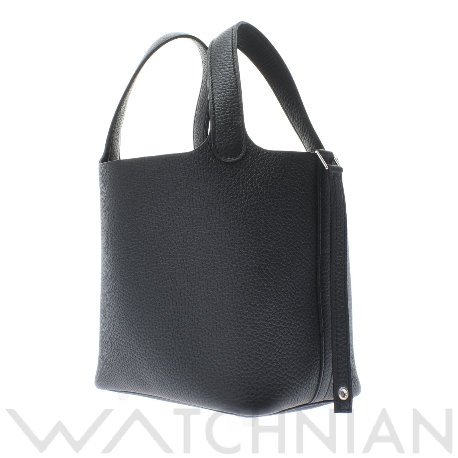 ピコタンロックPM ブラック/パラジウム金具 トリヨンクレマンス HERMES エルメス レディース 【新品】