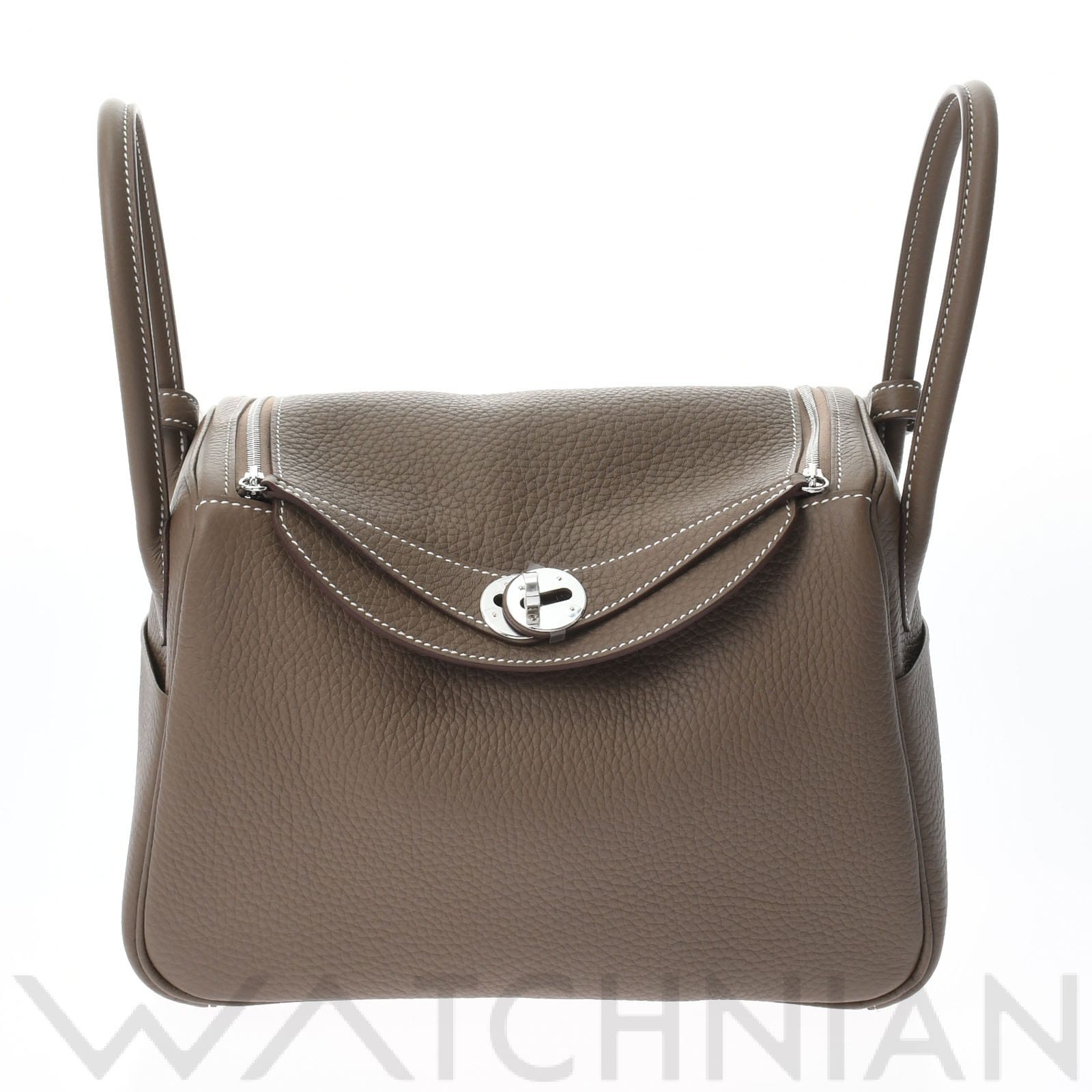 リンディ 26 2WAY エトゥープ/パラジウム金具 トリヨンクレマンス HERMES エルメス レディース 【新品】