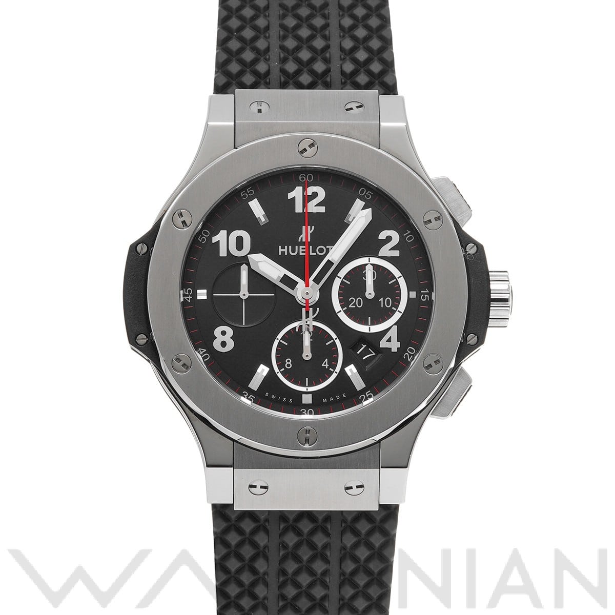 ビッグバン スチール 301.SX.130.RX ブラック ウブロ HUBLOT メンズ 【中古】