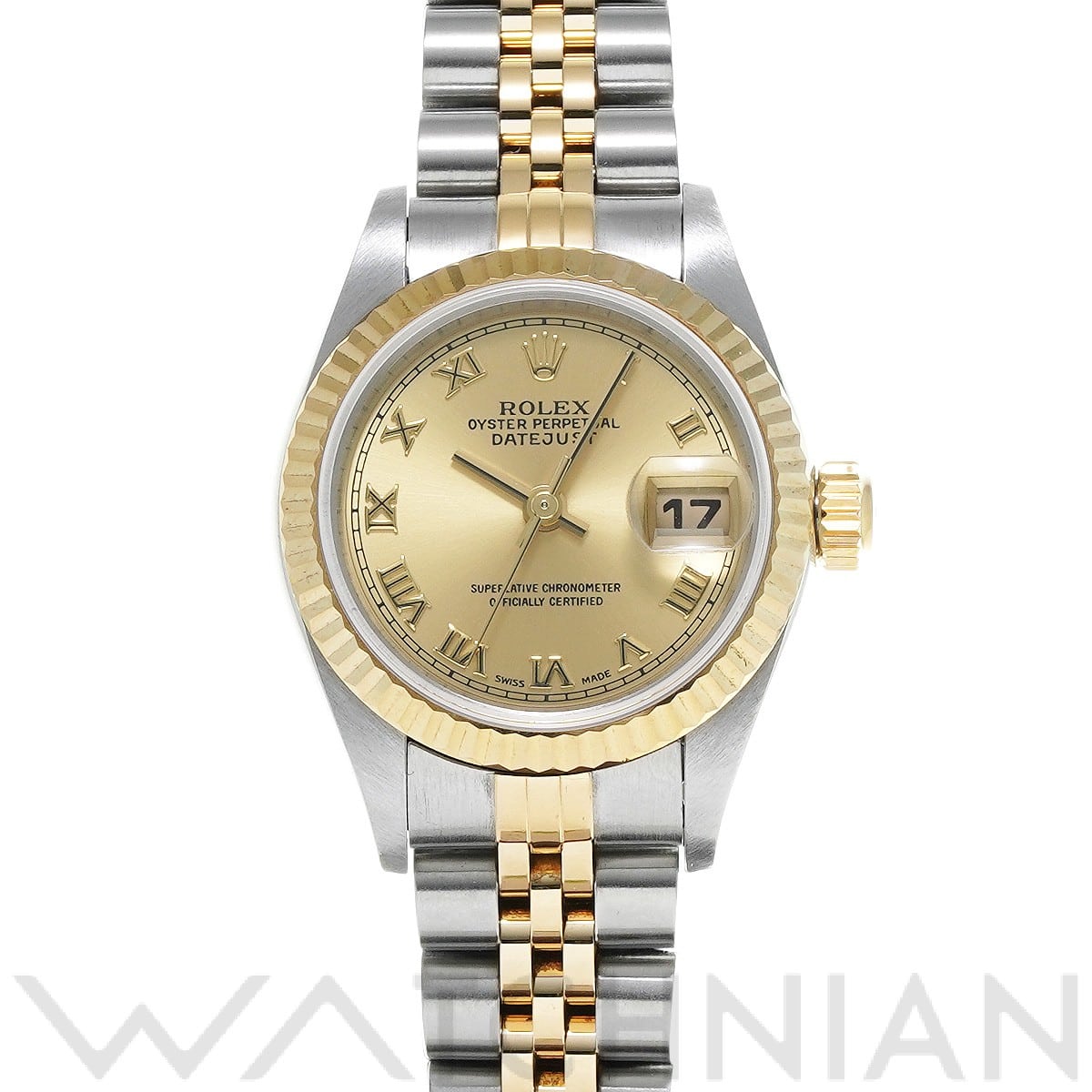 ロレックス デイトジャスト 79173 シャンパン レディース 時計 【中古】【wristwatch】