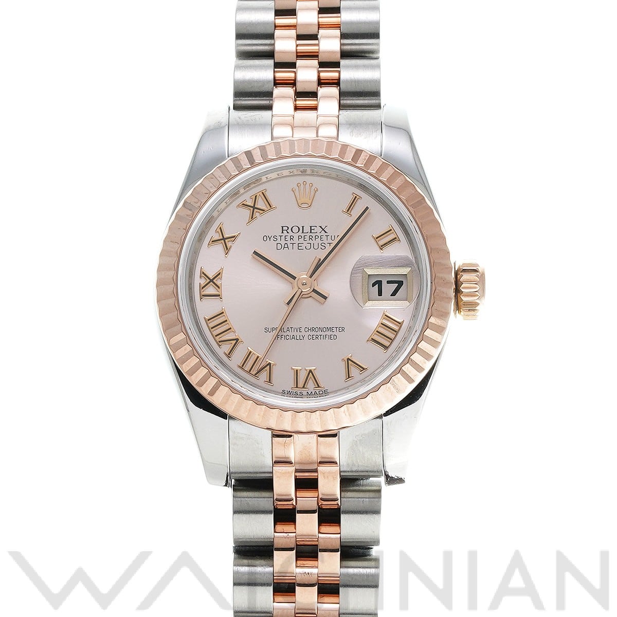 ロレックス レディ デイトジャスト 26 179171 ピンク レディース 時計 【中古】【wristwatch】