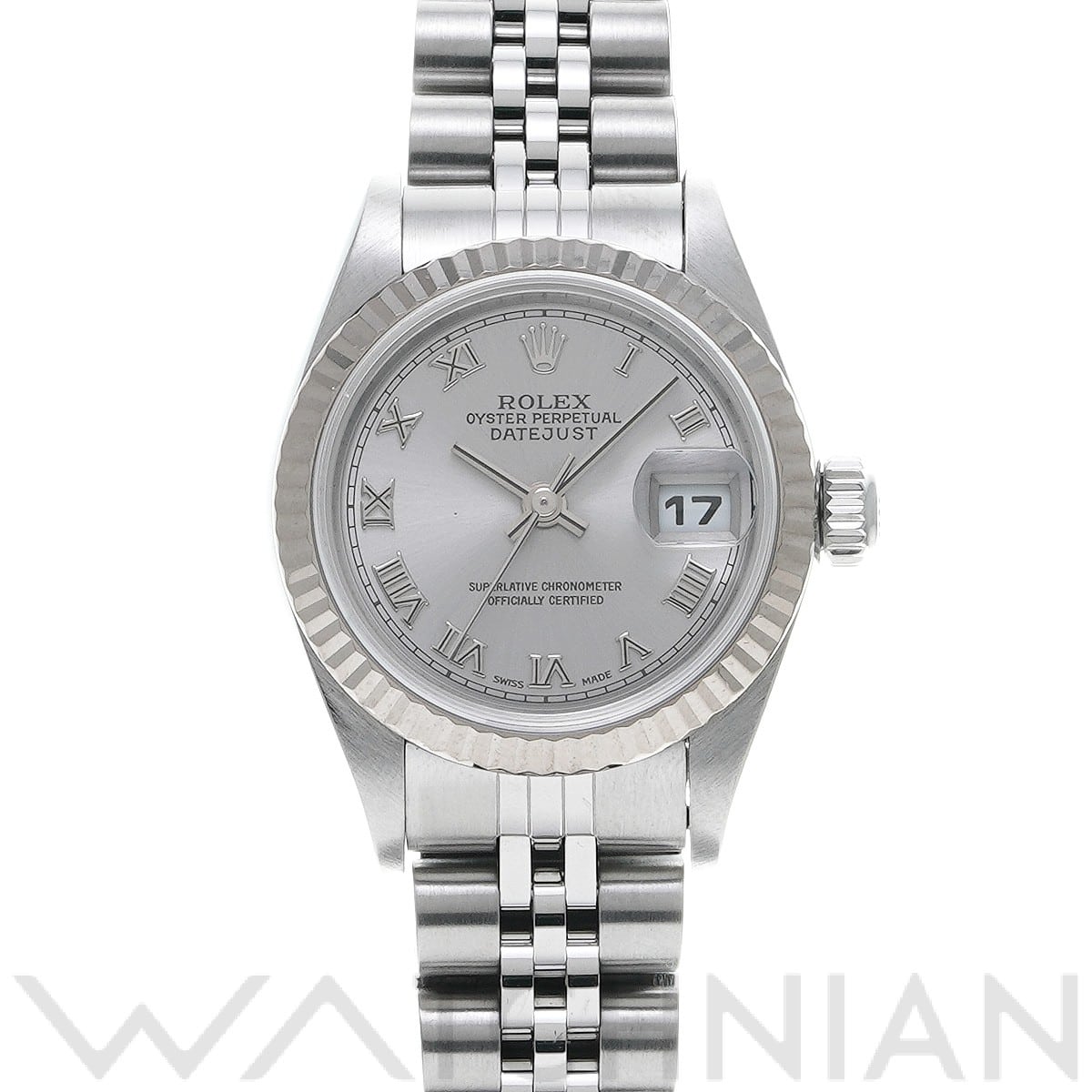 ロレックス デイトジャスト 79174 グレー レディース 時計 【中古】【wristwatch】